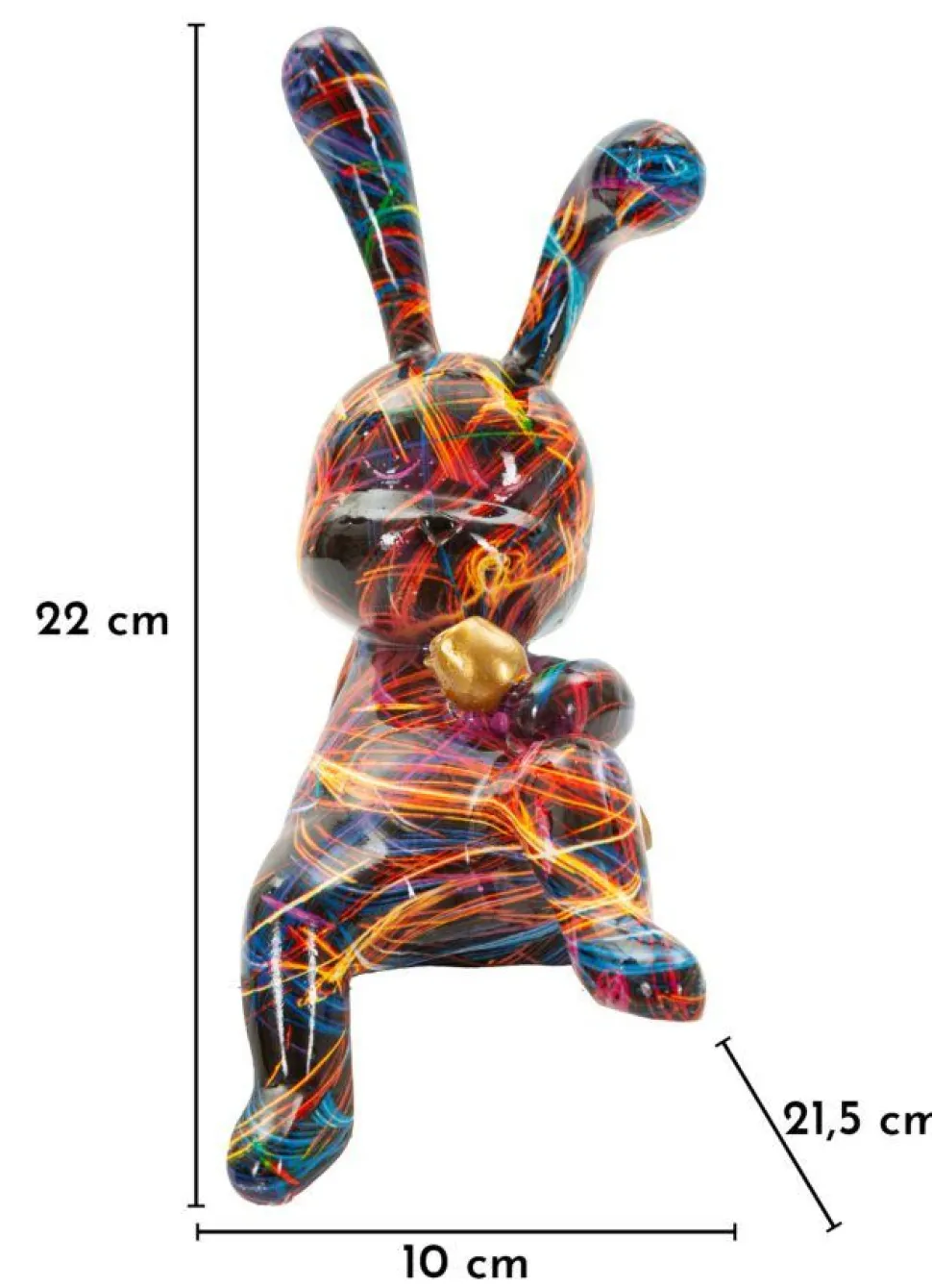 Objet décoratif Lapin Pop coloré