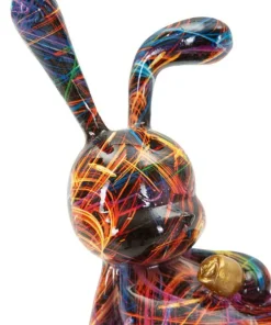 Objet décoratif Lapin Pop coloré