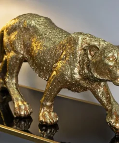 Objet décoratif Léopard Shant doré