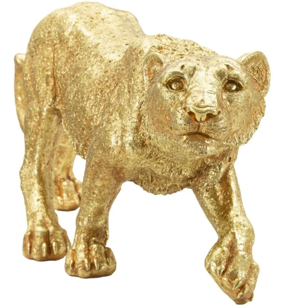 Objet décoratif Léopard Shant doré