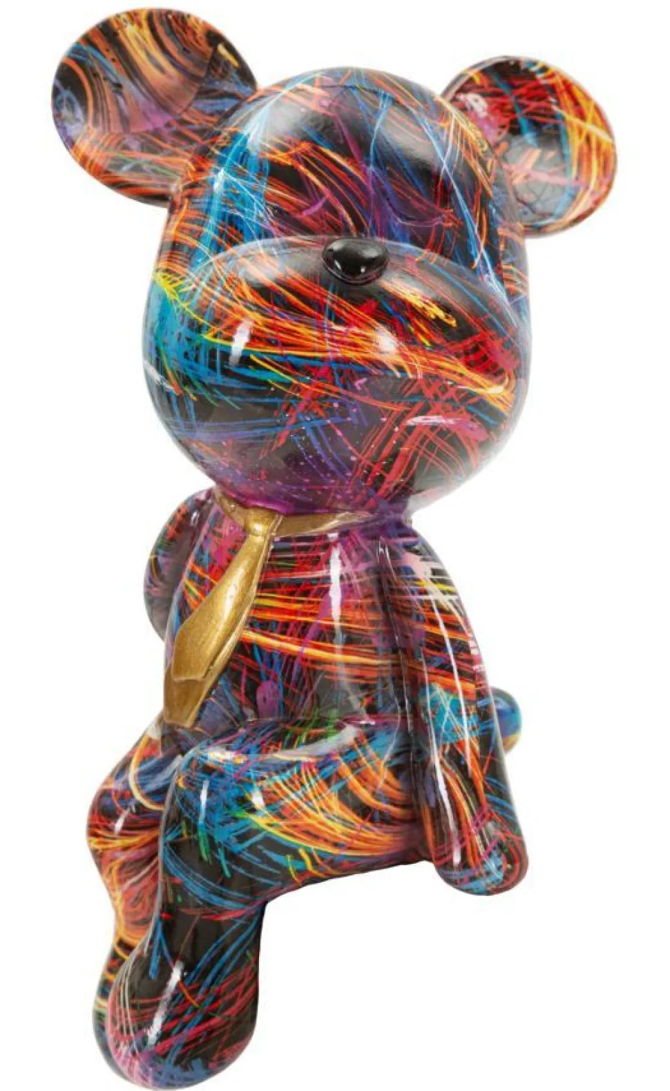 Ourson décoratif moderne motifs colorés