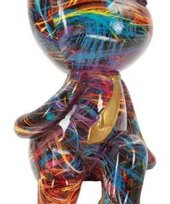 Ourson décoratif moderne motifs colorés