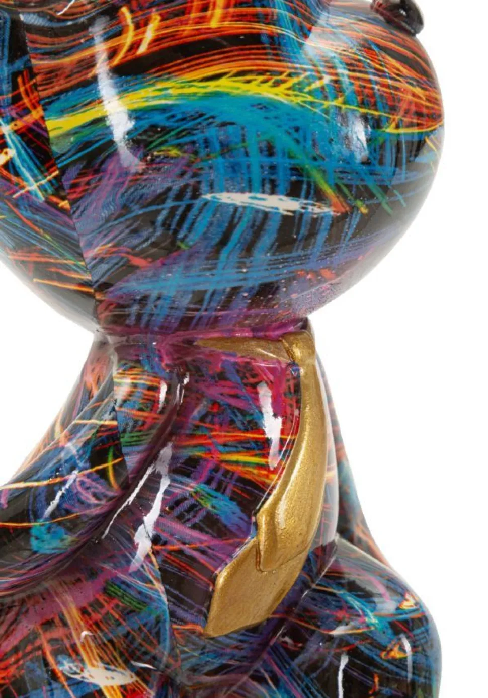 Ourson décoratif moderne motifs colorés