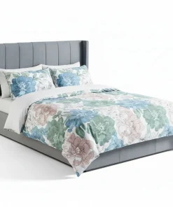 Pack Lit-coffre Magorial + Matelas Bedream 160x200cm Velours Gris