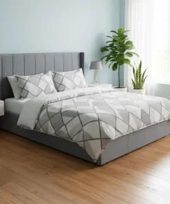 Pack Lit-coffre Magorial + Matelas Bedream 180x200cm Velours Gris