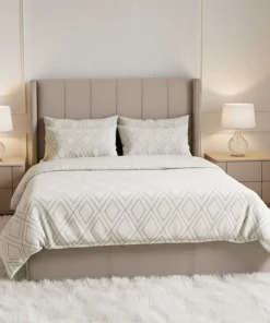Pack Lit-coffre Magorial + Matelas Bedream 140x190cm Velours Taupe