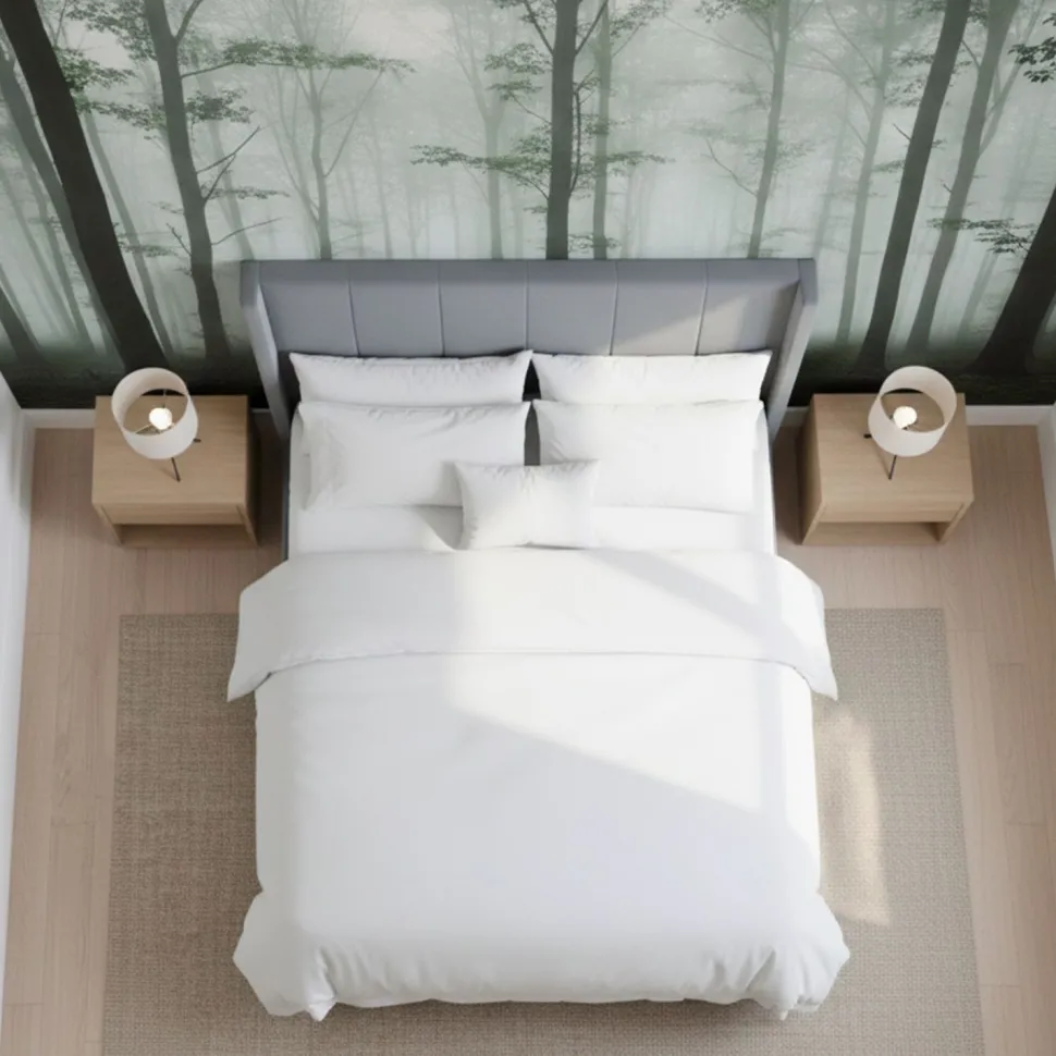 Pack Lit-coffre Magorial + Matelas Bedream 140x190cm Velours Gris