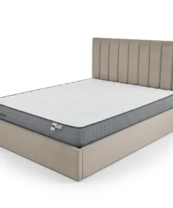 Pack Lit-coffre Songe + Matelas Bedream 160x200cm Velours Taupe