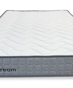 Pack Lit-coffre Songe + Matelas Bedream 140x190cm Velours Taupe