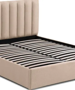 Pack Lit-coffre Songe + Matelas Bedream 180x200cm Tissu Beige