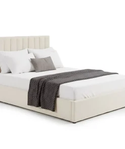 Pack Lit-coffre Songe Matelas Bedream 160x200cm Tissu bouclette Beige