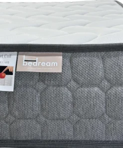 Pack Lit-coffre Songe Matelas Bedream 160x200cm Tissu bouclette Beige