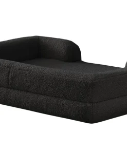 Panier pour chien et chat Chouchon 65x90cm Tissu Bouclette Noir