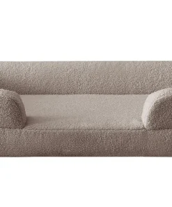 Panier pour chien et chat Chouchon 65x90cm Tissu Bouclette Taupe clair