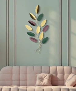 Panneau mural coloré minimaliste