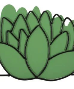 Panneau mural décoratif 3D Cactus métal ensemble 3 pcs