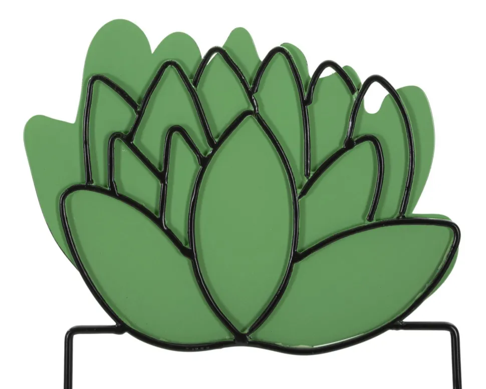 Panneau mural décoratif 3D Cactus métal ensemble 3 pcs