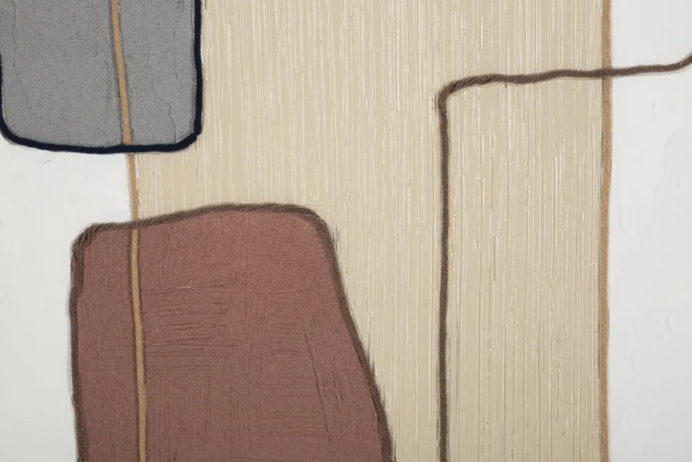 Peinture sur toile abstraite encadrée en bois massif couleurs multicolores