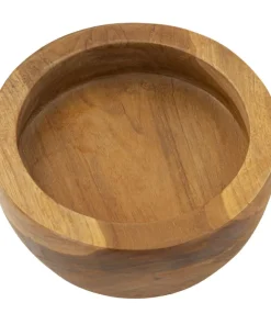Plat Erusi Teck Recyclé Bois Marron