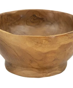 Plateau Butot formes irrégulières Teck Recyclé marron profond