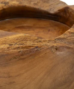 Plateau en Teck Recyclé Marron