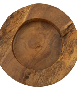 Plateau en Teck Recyclé Marron