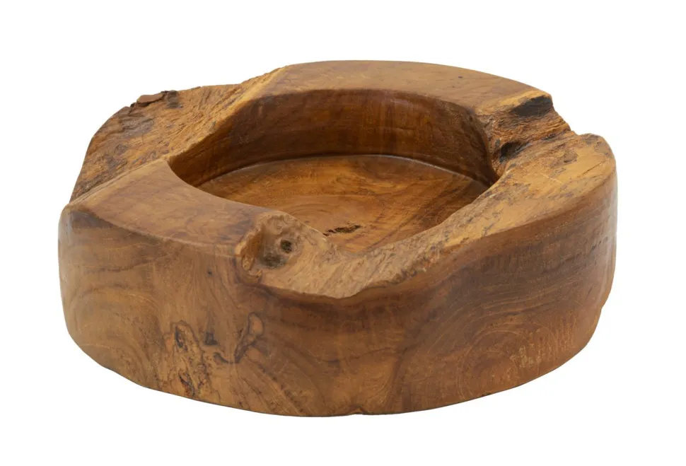 Plateau en Teck Recyclé Marron