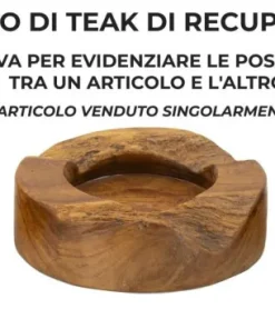 Plateau en Teck Recyclé Marron
