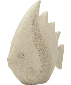 Poisson sculpté effet sable