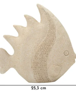 Poisson sculpté effet sable