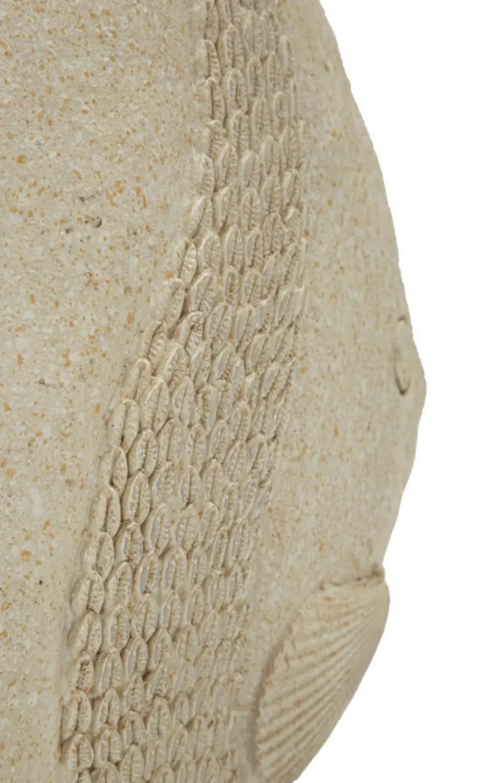 Poisson sculpté effet sable