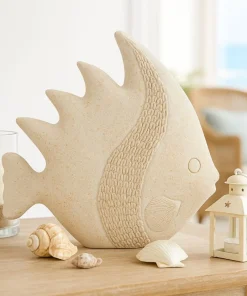 Poisson sculpté effet sable