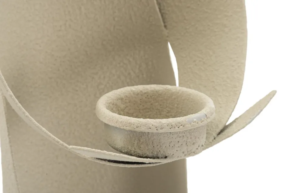 Porte-bougie Ange Beige