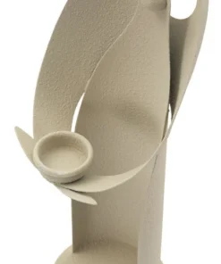 Porte-bougie Ange Beige