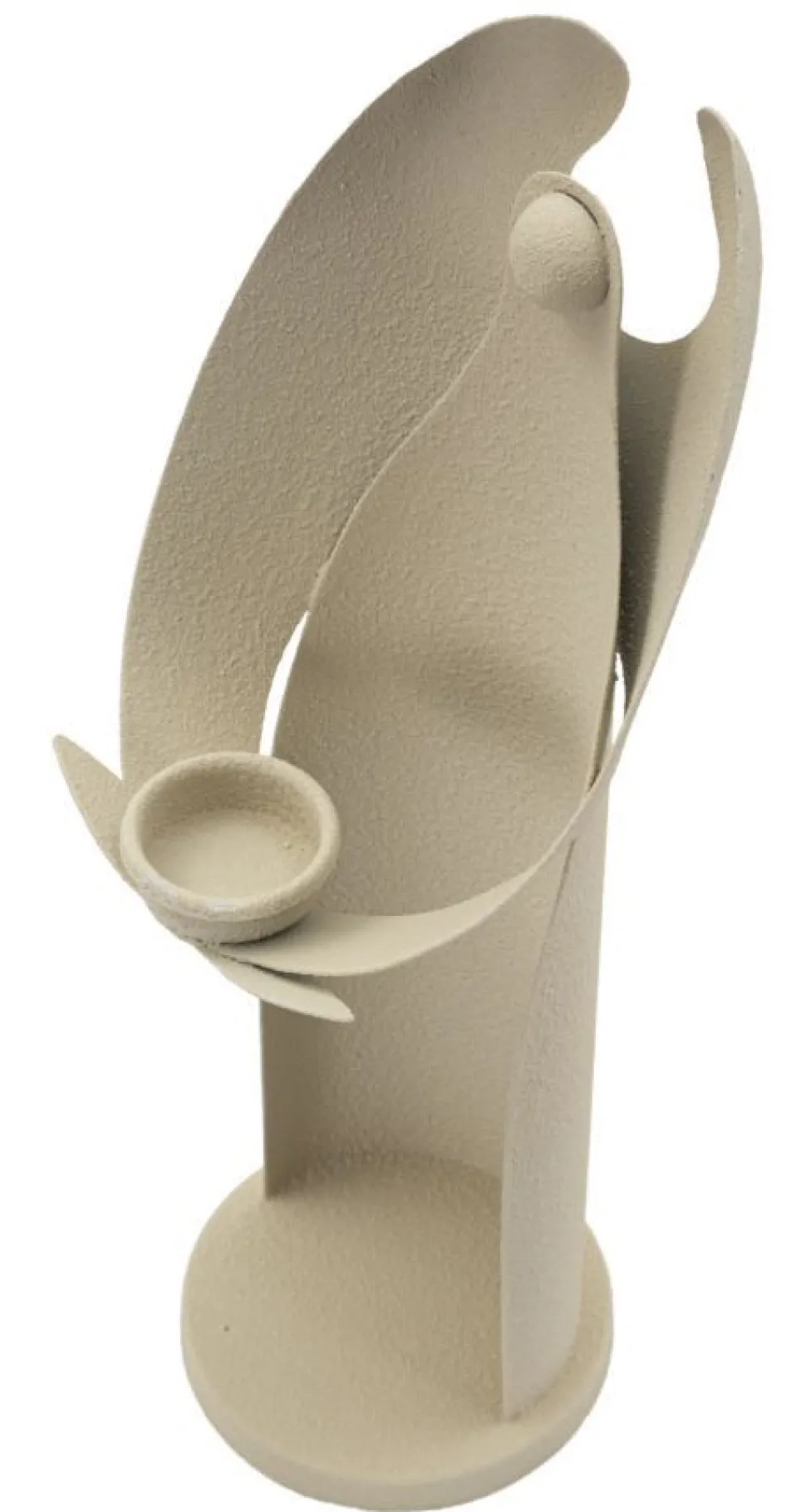 Porte-bougie Ange Beige
