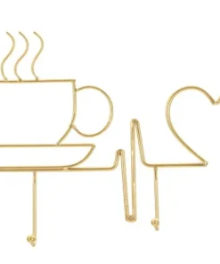 Porte-manteau mural Petit Déjeuner Doré