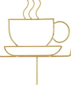 Porte-manteau mural Petit Déjeuner Doré