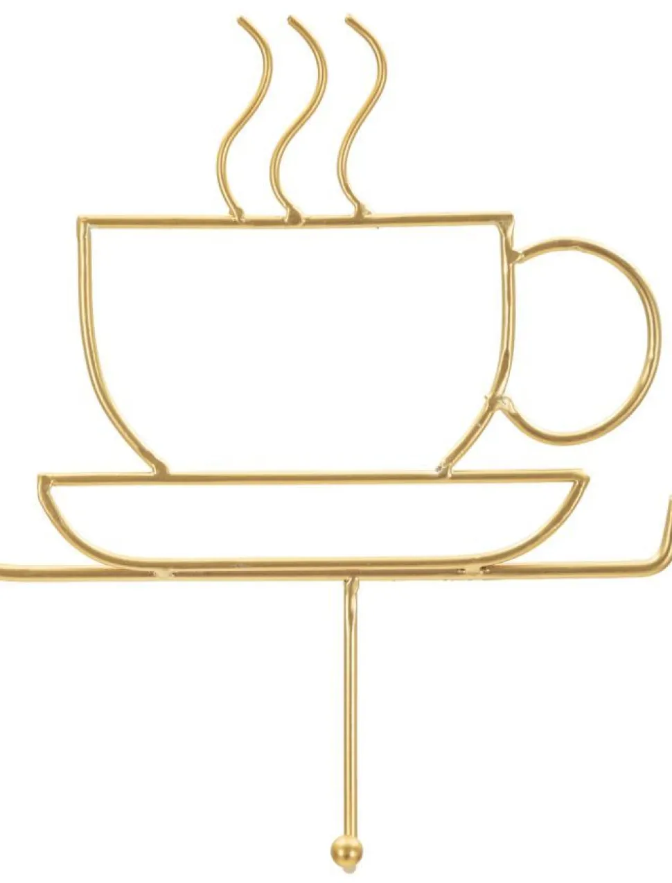Porte-manteau mural Petit Déjeuner Doré