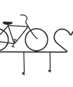 Porte-vélos mural métal Noir
