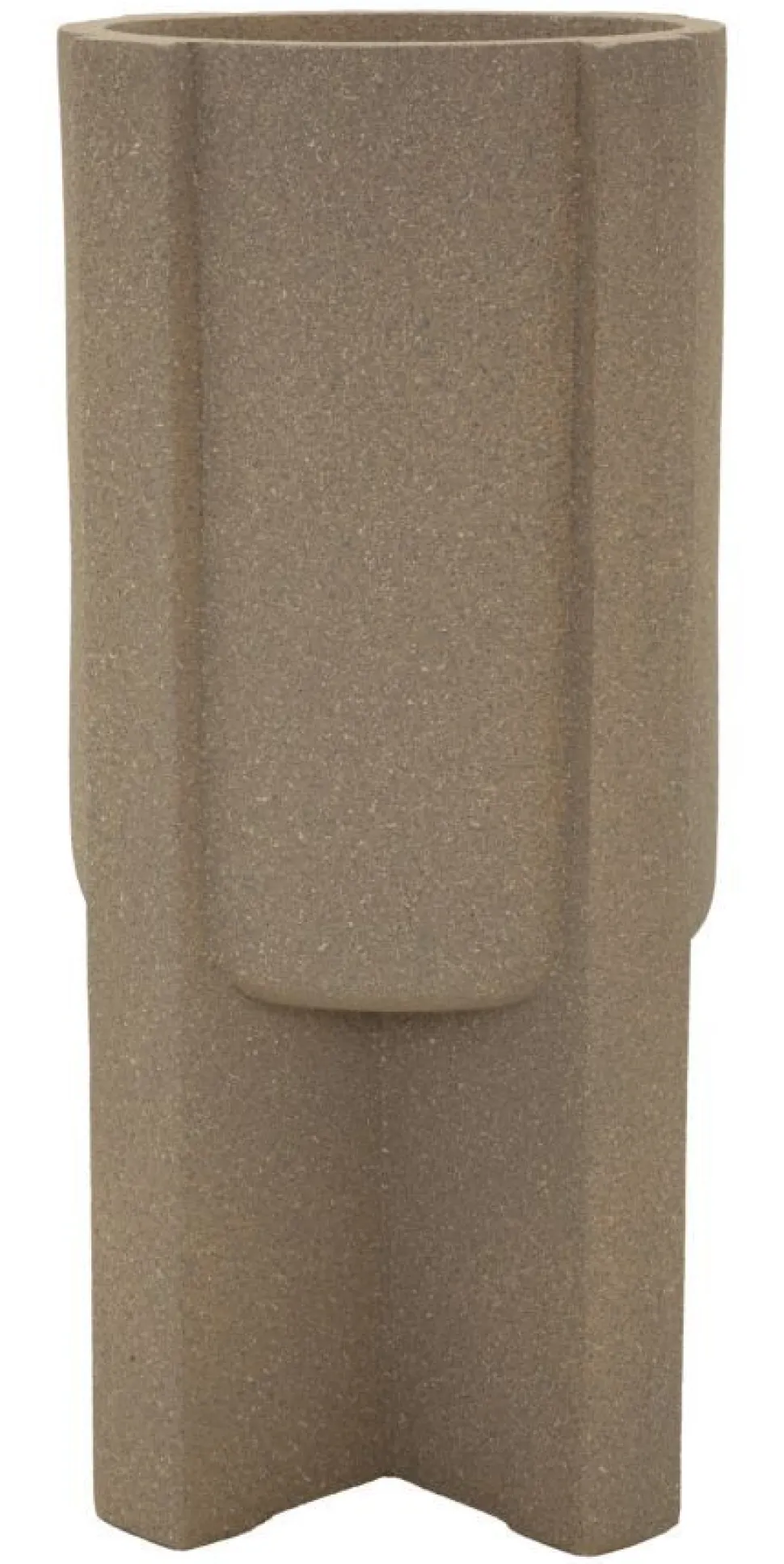 Pot de support de vase extérieur Moai structure solide