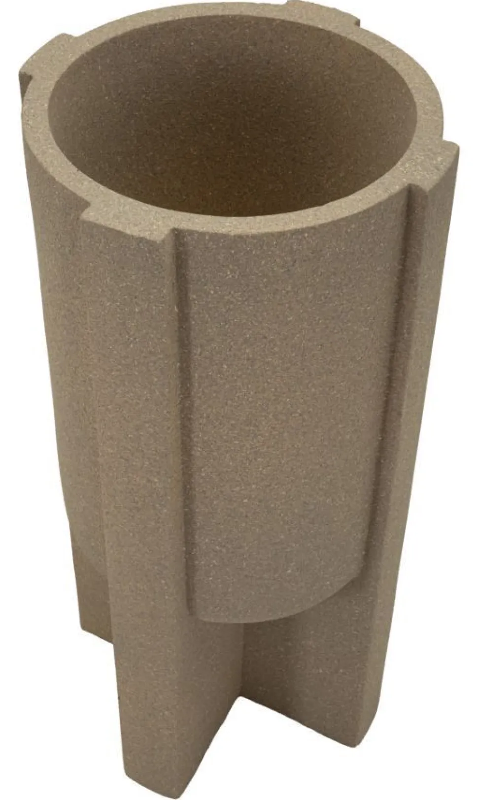 Pot de support de vase extérieur Moai structure solide