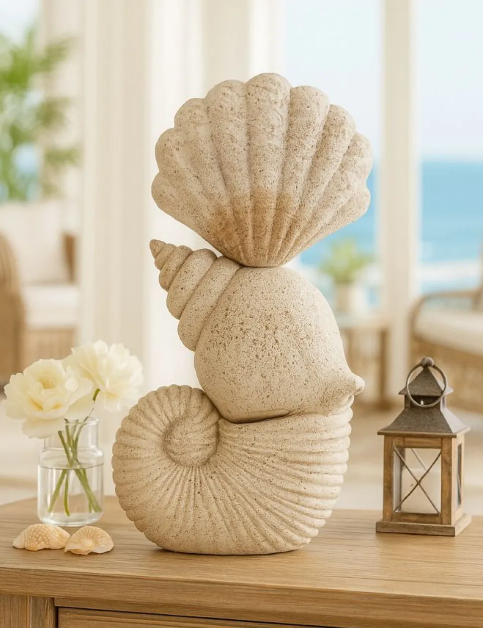 Sculpture coquillage finition Sable