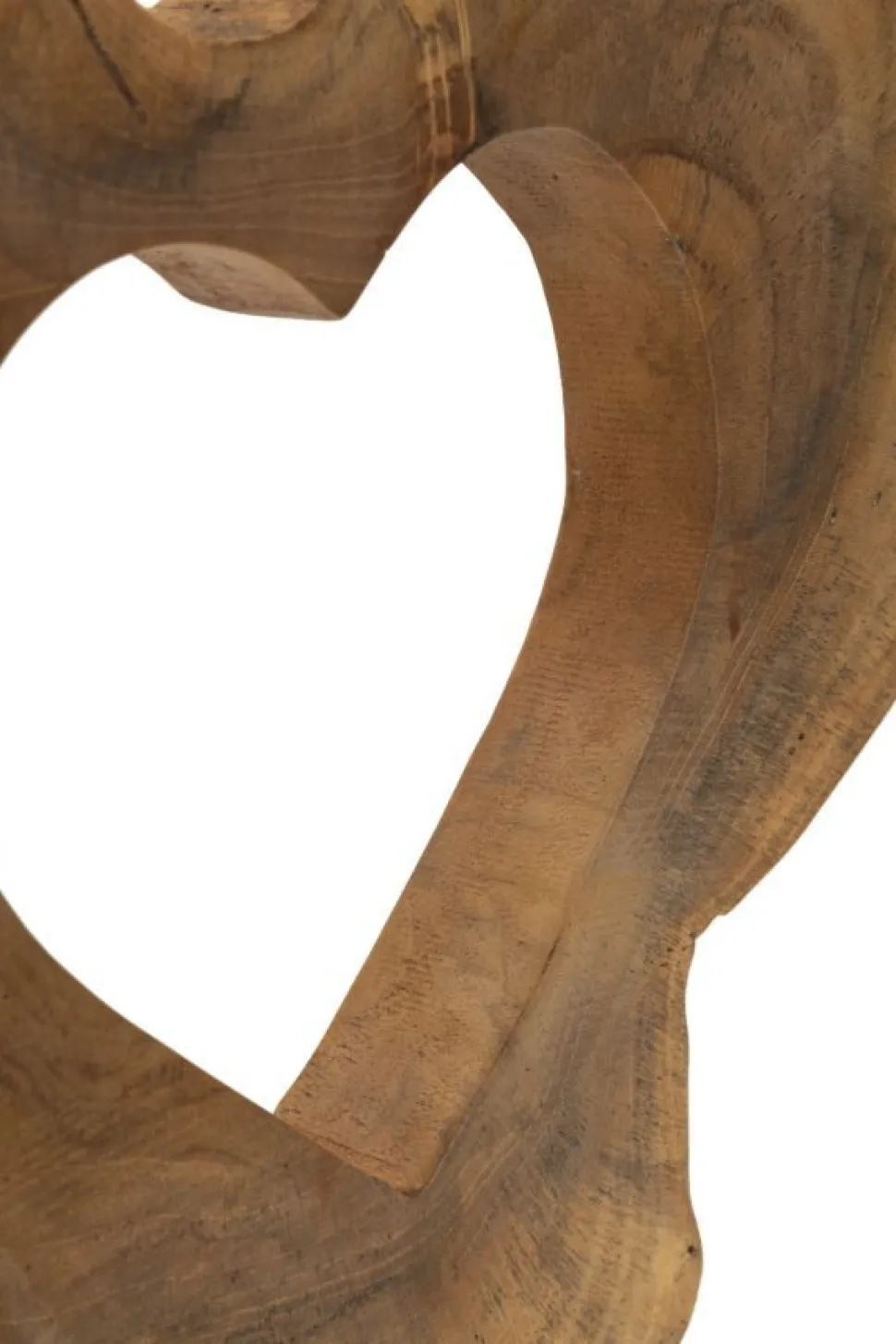 Sculpture en teck recyclé Hasi Bois Naturel