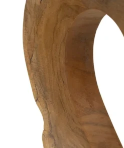 Sculpture en teck recyclé Hasi Bois Naturel