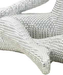 Sculpture Femme Yoga Silver Argent
