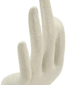Sculpture main OK Stons finition minérale beige