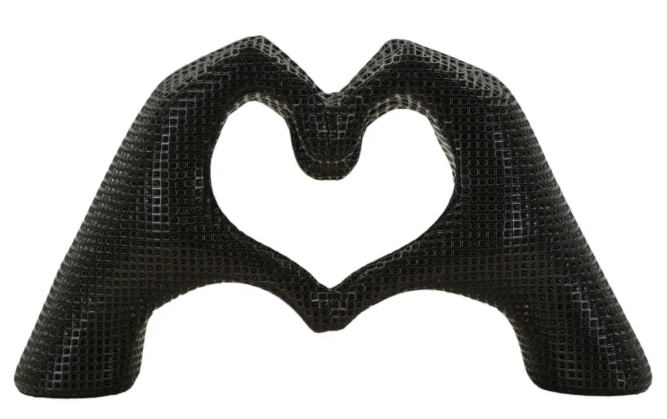 Sculpture The Lover Black