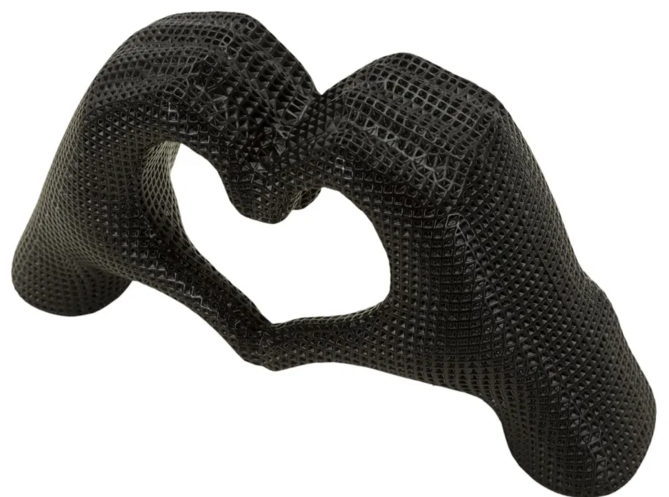 Sculpture The Lover Black