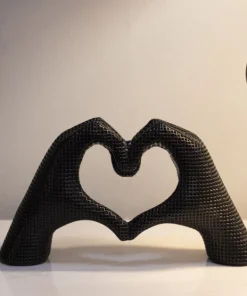 Sculpture The Lover Black