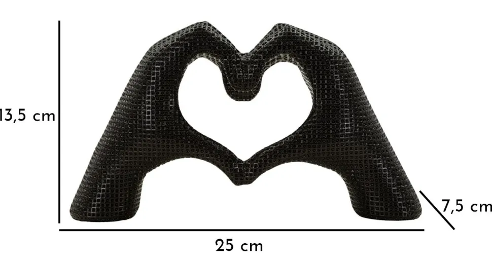 Sculpture The Lover Black